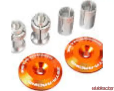 Zeta 35mm Orange Bar End Plug - ZE48-7109