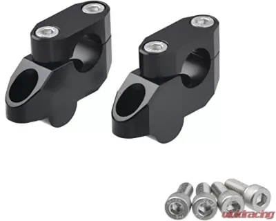 Zeta Black 20mm 26mm 22.2 | 28.6mm Offset Handlebar Riser Kit - ZE53-06261