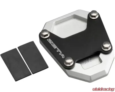 Zeta Black | Silver Side Stand Extender Kawasaki KLX230 | KLX250 2018-2023 - ZE56-6230