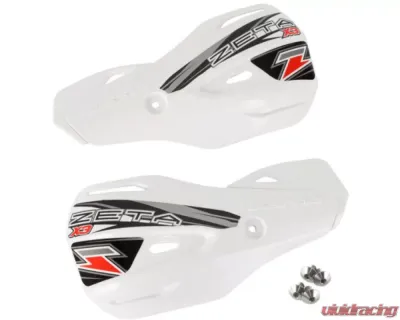 Zeta White X3 Handguard Shield - ZE72-0410