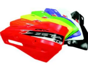 Zeta Red XC Protector Handguard Shields Alta | Aprilia | Beta | BMW | Honda | Husaberg | Husqvarna 1972-2018