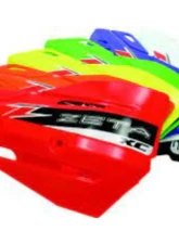Zeta Red XC Protector Handguard Shields Alta | Aprilia | Beta | BMW | Honda | Husaberg | Husqvarna 1972-2018                                     - ZE72-3105 - Image 2