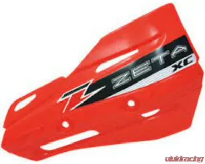 Zeta Red XC Protector Handguard Shields Alta | Aprilia | Beta | BMW | Honda | Husaberg | Husqvarna 1972-2018 - ZE72-3105