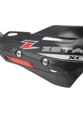 Zeta Black XC Protector Handguard Shields Alta | Aprilia | Beta | BMW | Honda | Husaberg | Husqvarna 1972-2018                                     - ZE72-3106 - Image 2