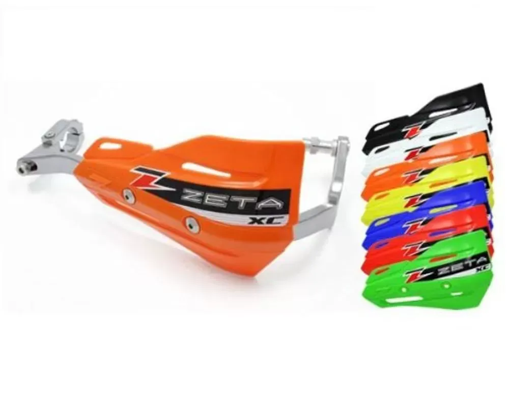 Zeta Yellow XC Protector Handguard Shields Alta | Aprilia | Beta | BMW | Honda | Husaberg | Husqvarna 1972-2018 - ZE72-3107