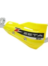 Zeta Yellow XC Protector Handguard Shields Alta | Aprilia | Beta | BMW | Honda | Husaberg | Husqvarna 1972-2018                                     - ZE72-3107 - Image 2