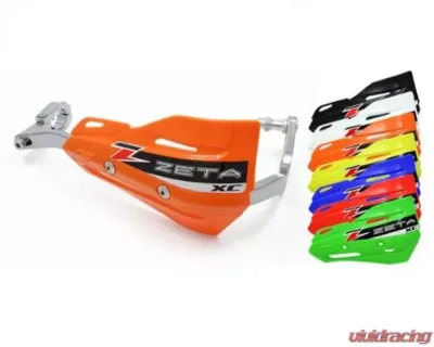 Zeta White XC Protector Handguard Shields Alta | Aprilia | Beta | BMW | Honda | Husaberg | Husqvarna 1972-2018 - ZE72-3110