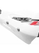 Zeta White XC Pro Protector Handguard Shields Alta | Aprilia | Beta | BMW | Honda | Husaberg | Husqvarna 1972-2018                                     - ZE72-4110 - Image 2