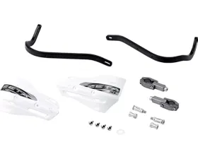 Zeta Black | White Armor Handguard XC Kit for 22.2mm Bar
