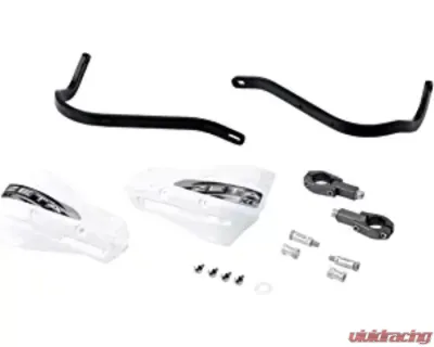 Zeta Black | White Armor Handguard XC Kit for 28.6mm Bar - ZE72-5010