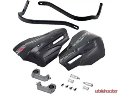 Zeta 28.6mm Black | Black Bar U-Clamp Armor Handguard XC Pro Kit - ZE72-5059