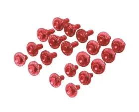 Zeta Red Aluminum Bolt Kit Honda CRF450L 2019-2020