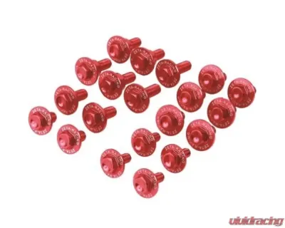 Zeta Red Aluminum Bolt Kit Honda CRF450L 2019-2020 - ZE88-5052
