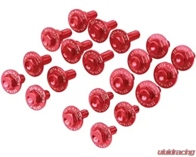 Zeta Red Aluminum Bolt Kit Honda CRF250R | CRF450R 2021-2023 - ZE88-5062