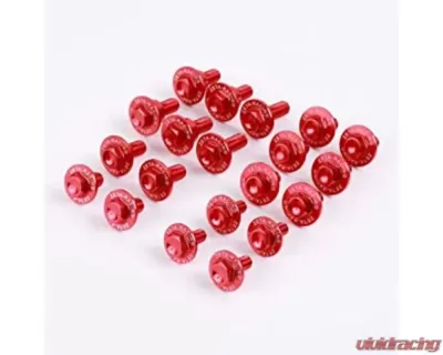 Zeta Red Aluminum Bolt Kit Suzuki RM-Z250 2011-2018 - ZE88-5442
