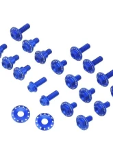 Zeta Blue Aluminum Bolt Kit Yamaha YZ125 | YZ250 2022-2023                                     - ZE88-5656 - Image 3