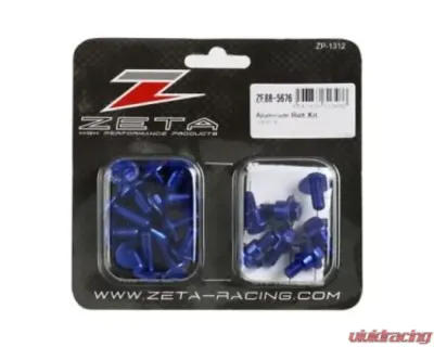 Zeta Blue Aluminum Bolt Kit Yamaha YZ250F | YZ250FX | YZ450F | YZ450FX | 2019-2023 - ZE88-5676