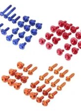 Zeta Orange Aluminum Bolt Kit KTM 150 | 250 | 300 | 350 | 450 2020-2023                                     - ZE88-5853 - Image 2