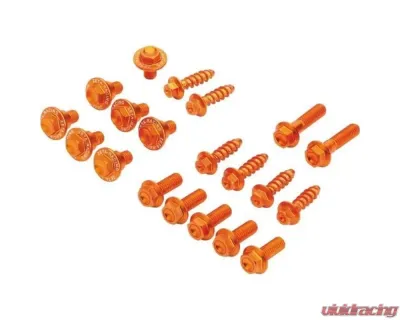 Zeta Orange Aluminum Bolt Kit KTM 150 | 250 | 300 | 350 | 450 2020-2023 - ZE88-5853
