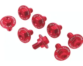 Zeta Red Fork Guard Bolt Honda CRF450L 2019-2020