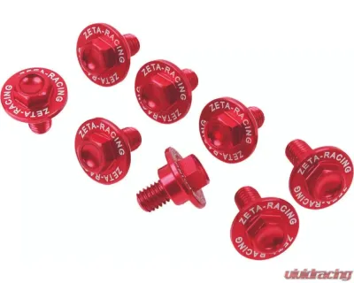 Zeta Red Fork Guard Bolt Honda CRF450L 2019-2020 - ZE88-9102