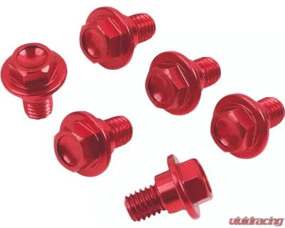 Zeta Red Fork Guard Bolt Suzuki RM-Z250 | RM-Z450 2008-2022 - ZE88-9302