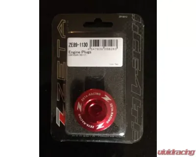 Zeta Red Engine Plug Honda CRF450R | CRF450R W.E. | CRF450RX 2017-2021 - ZE89-1130