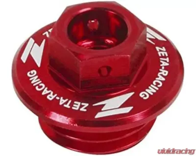 Zeta Red Oil Filler Plug Honda | Kawasaki | Yamaha 1994-2023 - ZE89-2110