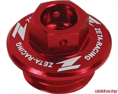 Zeta Red Oil Filler Plug Suzuki DL1000 V-Strom | DL650 V-Strom | DL650 V-Strom XT 2004-2017 - ZE89-2210