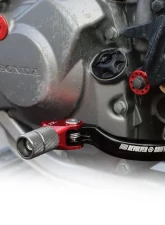 Zeta Red Revolver Shift Levers Kawasaki KLX250 | KLX300 2009-2013                                     - ZE90-3142 - Image 2