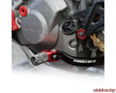 Zeta Red Revolver Shift Levers Kawasaki KLX250 | KLX300 2009-2013 - ZE90-3142