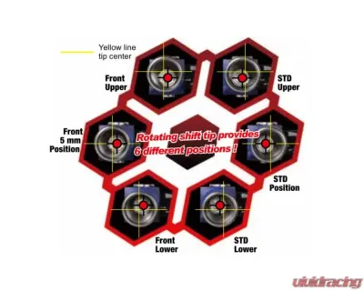 Zeta Red Revolver Shift Levers Kawasaki KL250 Super Sherpa | Yamaha XT200 1982-2004 - ZE90-3502