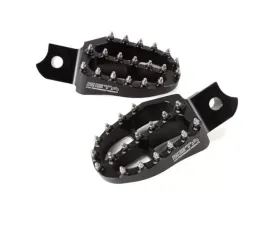 Zeta Black Aluminum Footpegs Kawasaki KX250F | KX450F 2009-2020