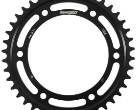 Supersprox Rear Edge Sprocket Steel 42T-530 Black Honda