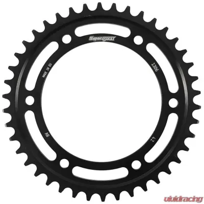 Supersprox Rear Edge Sprocket Steel 42T-530 Black Honda - RFA-1306-42-BLK