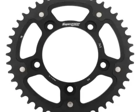 Supersprox Rear Stealth Sprocket Aluminum Steel 44T-520 Black Ducati