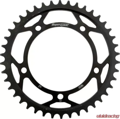 Supersprox Rear Sprocket Steel 42T-530 Black Suzuki - RFE-1800-42-BLK