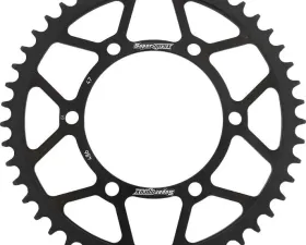 Supersprox Rear Sprocket Steel 47T-520 Black Honda | Kawasaki | Yamaha