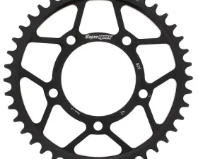Supersprox Rear Sprocket Steel 42T-530 Black Suzuki