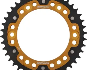 Supersprox Rear Stealth Sprocket Aluminum Steel 42T-525 Gold Honda