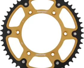 Supersprox Rear Stealth Sprocket Aluminum Steel 44T-525 Gold Honda