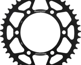 Supersprox Rear Edge Sprocket Steel 45T-525 Black Suzuki | Yamaha