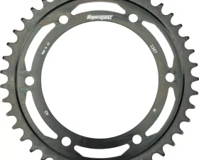 Supersprox Rear Edge Sprocket Steel 43T-530 Black Honda