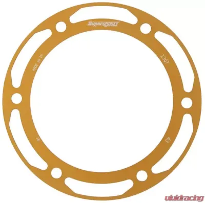 Supersprox Rear Edge Sprocket Steel 43T-525 Black Suzuki | Yamaha - RFA-480-43-BLK