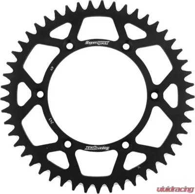 Supersprox Rear Edge Sprocket Steel 41T-520 Black Honda | Kawasaki | Suzuki | Yamaha - RFA-486-41-BLK
