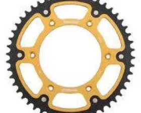 Supersprox Rear Sprocket Steel 42T-530 Black Honda | Triumph