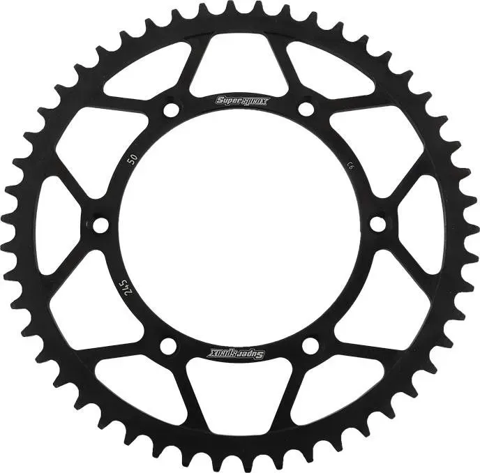 り 様 Supersprox 48T Steel Rear Sprocket Black Suzuki RFE-829-48-BLK