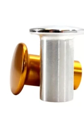 ISR Performance Silver Drift Knob Button Nissan 240sx                                     - IS-DKB240-S - Image 2