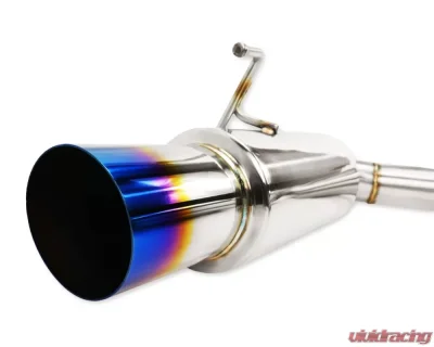 ISR Performance Single GT Exhaust With Burnt Tip Nissan 370Z - IS-GT-370Z-BT