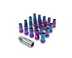 ISR Performance Steel 50mm Open Ended Lug Nuts M12x1.25 - Neo Chrome